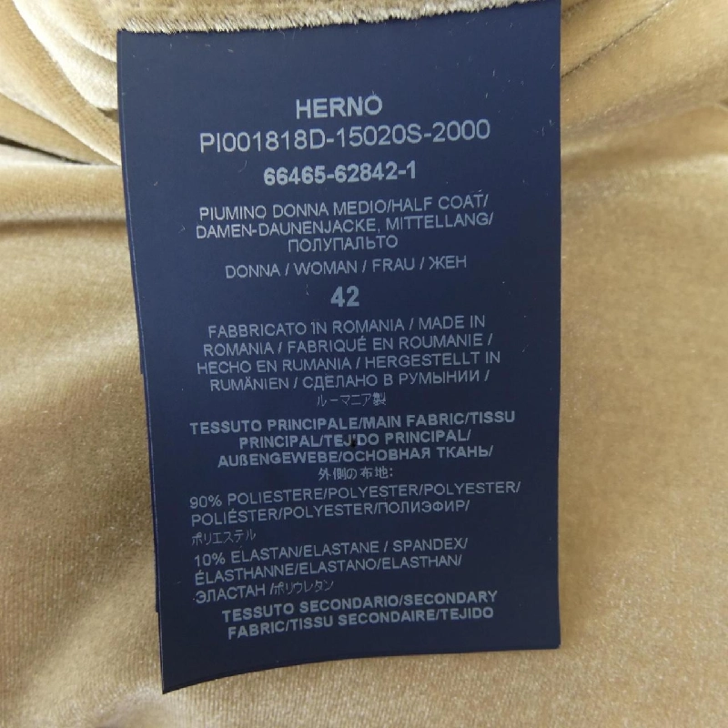 Herno PI001818D Áo khoác lông 633273