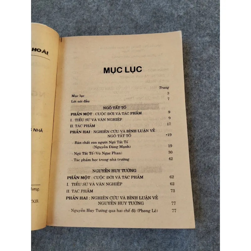 NGÔ TẤT TỐ. NGUYỄN HUY TƯỞNG. TÔ HOÀI 719967