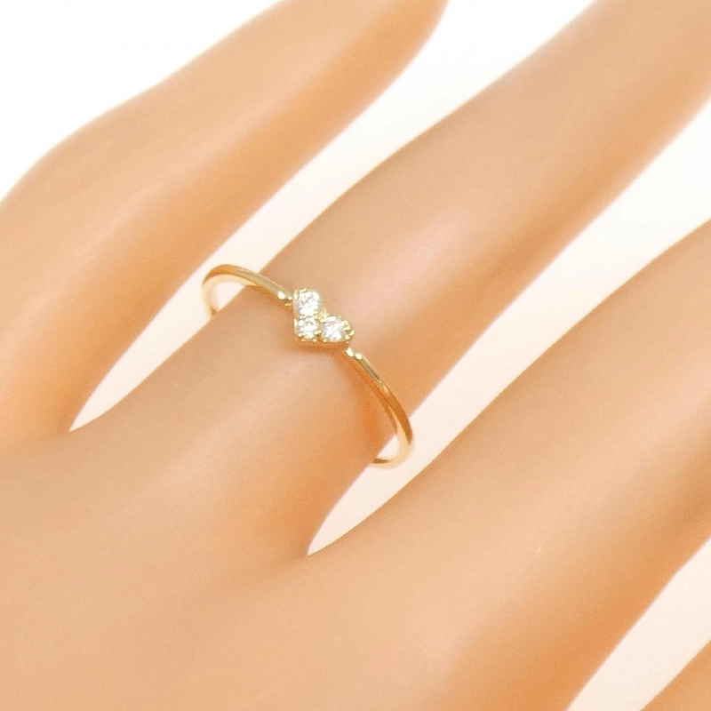 Nhẫn kim cương hình trái tim K18YG 0.05CT - Hàng hiệu Chính hãng 851060