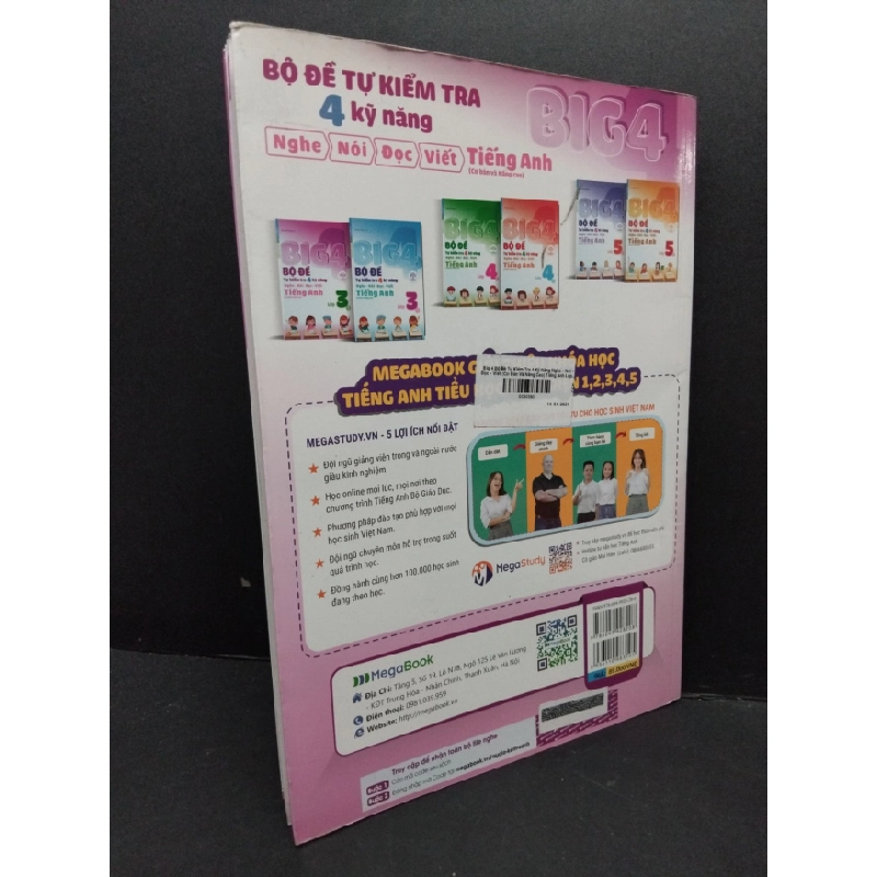 [Phiên Chợ Sách Cũ] Big 4 bộ đề tự kiểm tra 4 kỹ năng nghe - nói - đọc - viết tiếng Anh (cơ bản và nâng cao) lớp 3 tập 2 2020 2303 426472