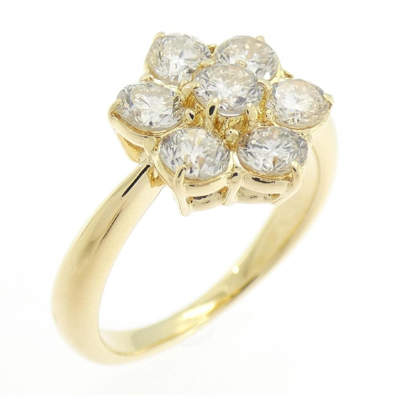 Nhẫn kim cương hoa K18YG 1.05CT 668425