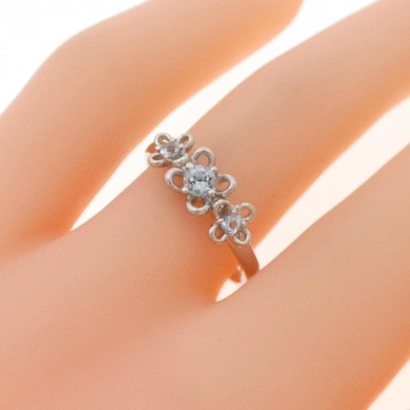 Nhẫn Aquamarine Hoa PT900 - Hàng hiệu Chính hãng 852988