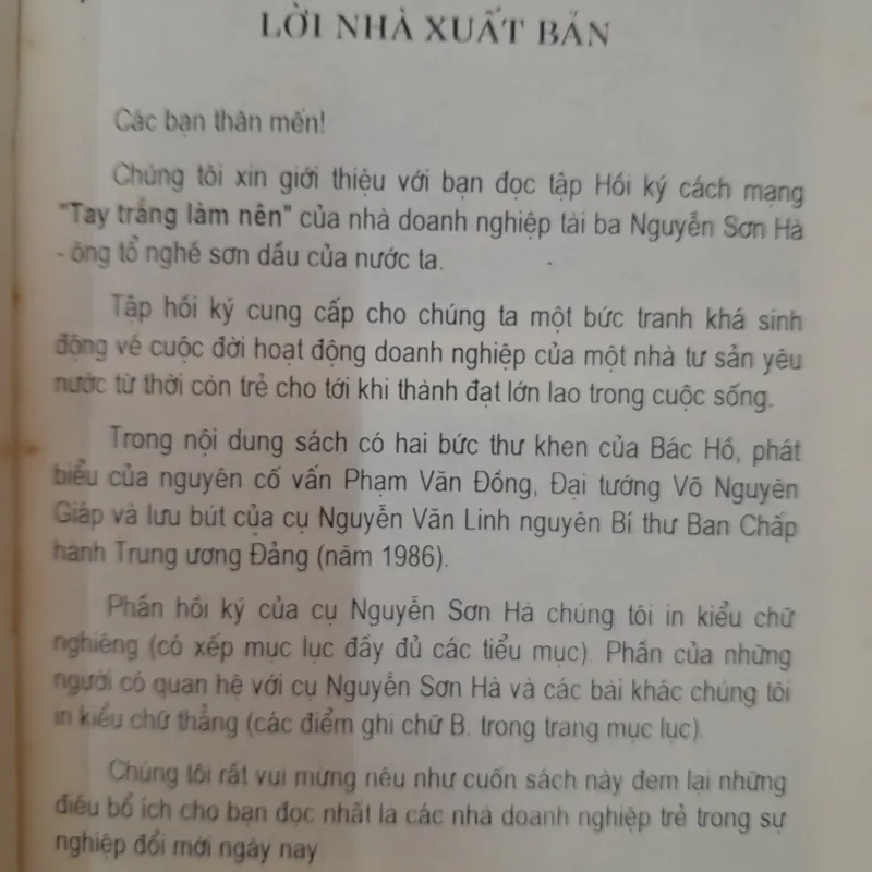 Doanh nhân Nguyễn Sơn Hà. Tay trắng làm nên 573061