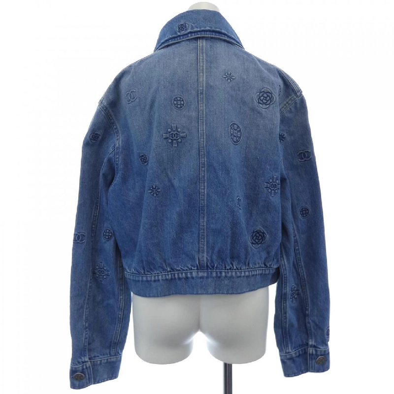 Áo khoác denim CHANEL P70204V61786 21P 627526