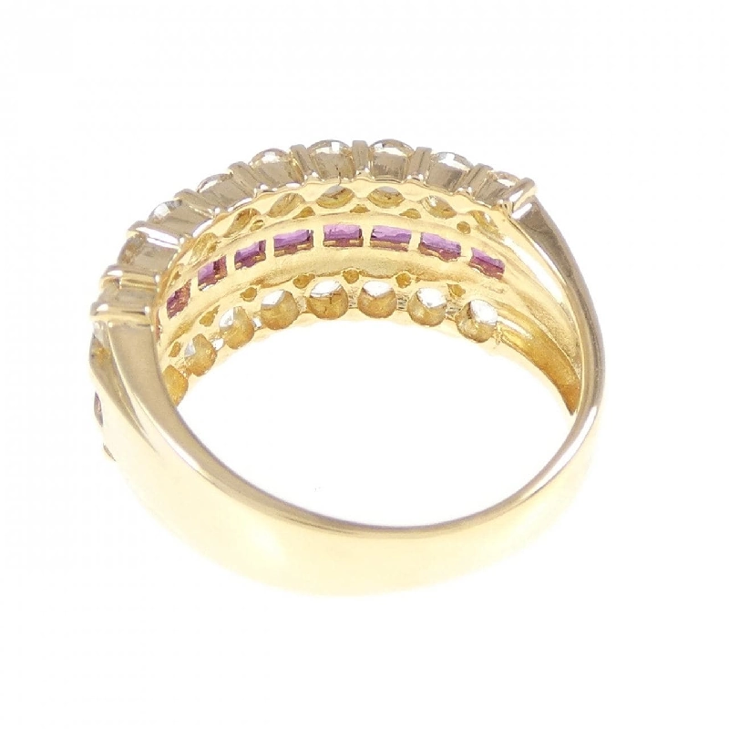 Nhẫn Ruby K18YG 0.75CT 669726