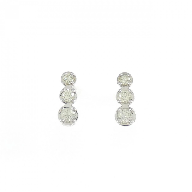 K18WG Bông tai kim cương 0.26CT - Hàng hiệu Chính hãng 874072