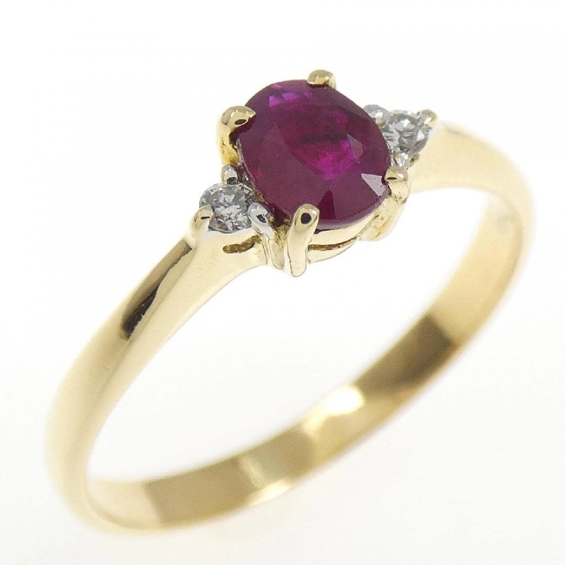 Nhẫn Ruby 750YG - Hàng hiệu Authentic 847845