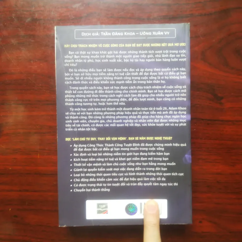 [Sách Kinh Tế] Làm Chủ Tư Duy Thay Đổi Vận Mệnh (Adam Khoo) 930947
