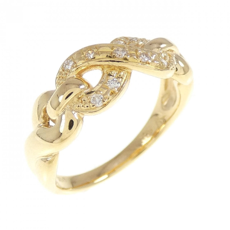 Nhẫn kim cương K18YG 0.05CT 670049