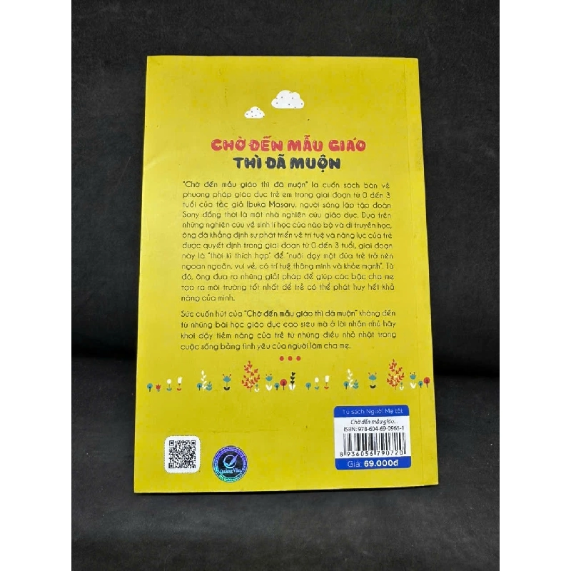 [Phiên Chợ Sách Cũ] Chờ Đến Mẫu Giáo Thì Đã Muộn, 2016 - Ibuka Masaru H1108 SBM 919744