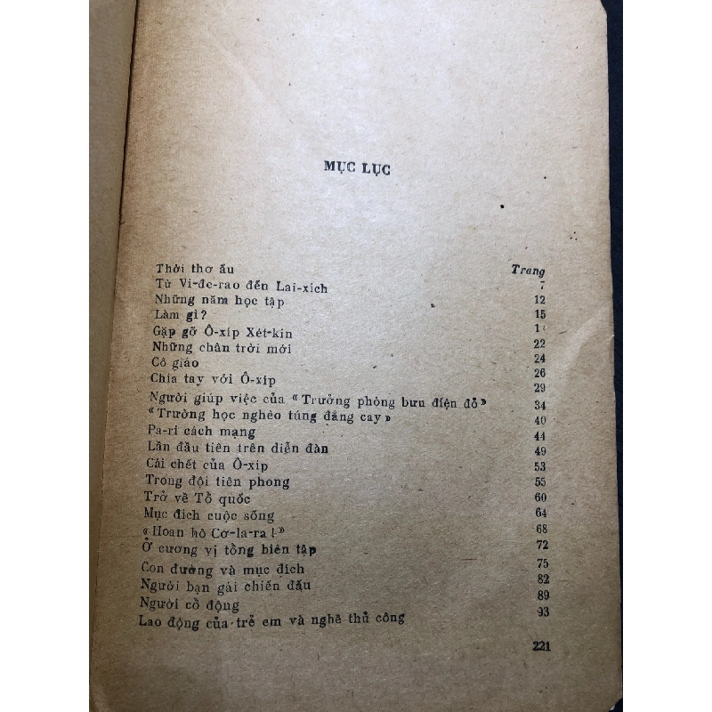 Cơ-la-ra Xét-kin 1980 mới 50% ố bẩn rách bìa Gan-na In-Béc-Gơ HPB0906 SÁCH VĂN HỌC 915709