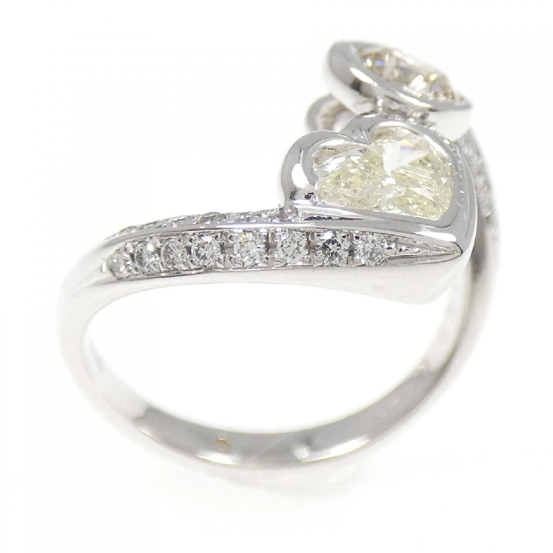 Nhẫn kim cương hình trái tim K18WG 1.092CT 669044