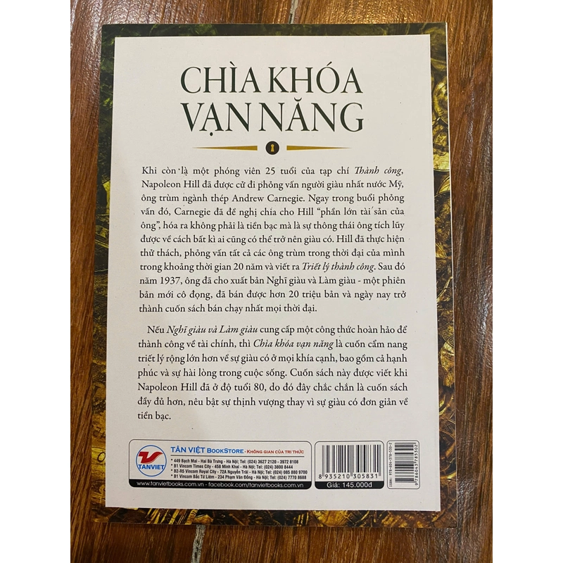 Chìa khoá vạn năng - Napoleon Hill (K3) 313349