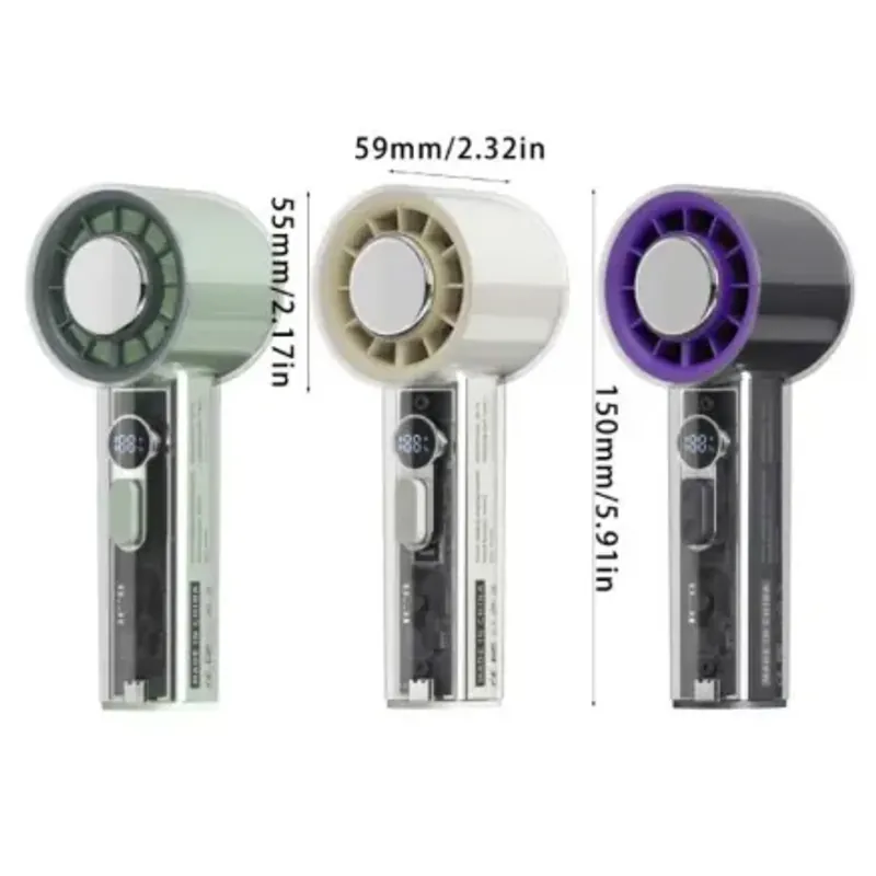 Quạt cầm tay có sò lạnh tích điện 100 cấp độ gió, pin trâu 4000mAh 991854