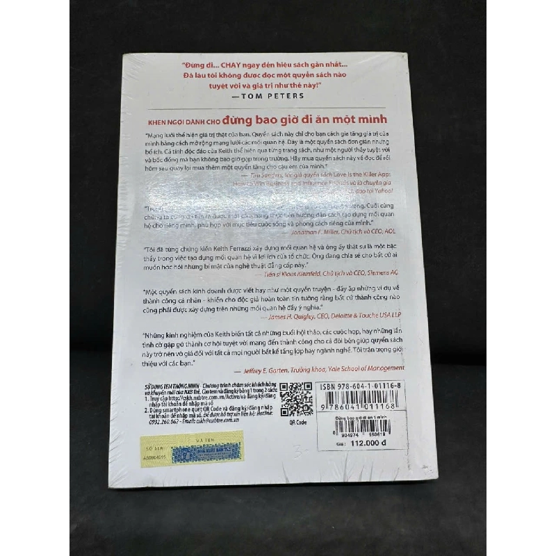 Đừng Bao Giờ Đi Ăn Một Mình - Keith Ferrazzi, Tahl Raz H1108 SBM 920443