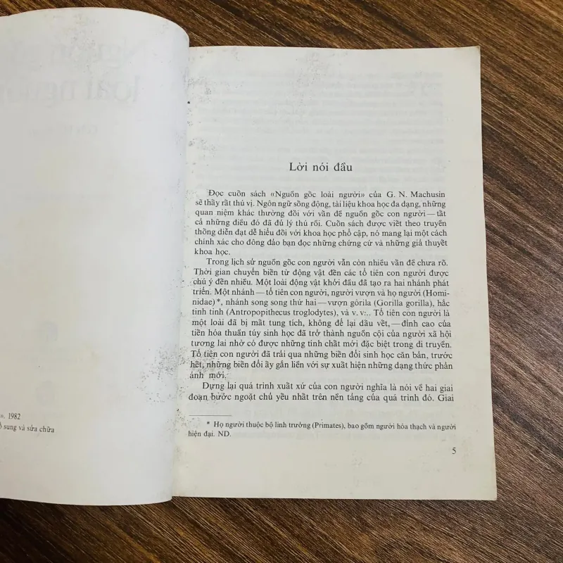 Nguồn gốc loài người - G.N. Machusin#HATRA 1004169