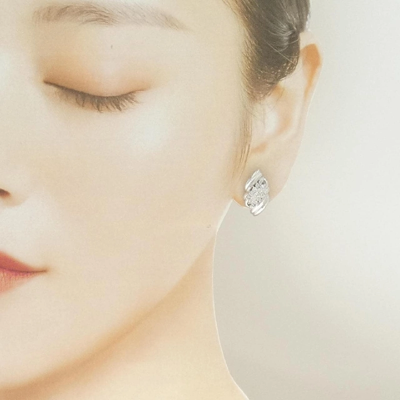 K18WG/PT900/K14WG Bông tai/Khuyên tai kim cương - Hàng hiệu Chính hãng 868772