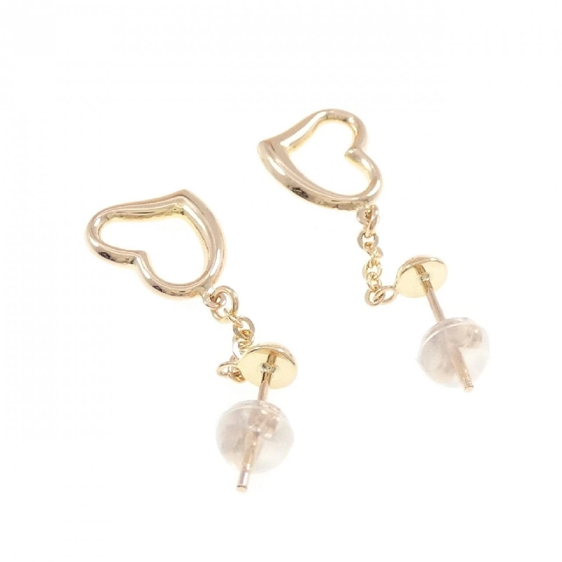 K18PG Bông tai hình trái tim - Hàng hiệu Chính hãng 868062