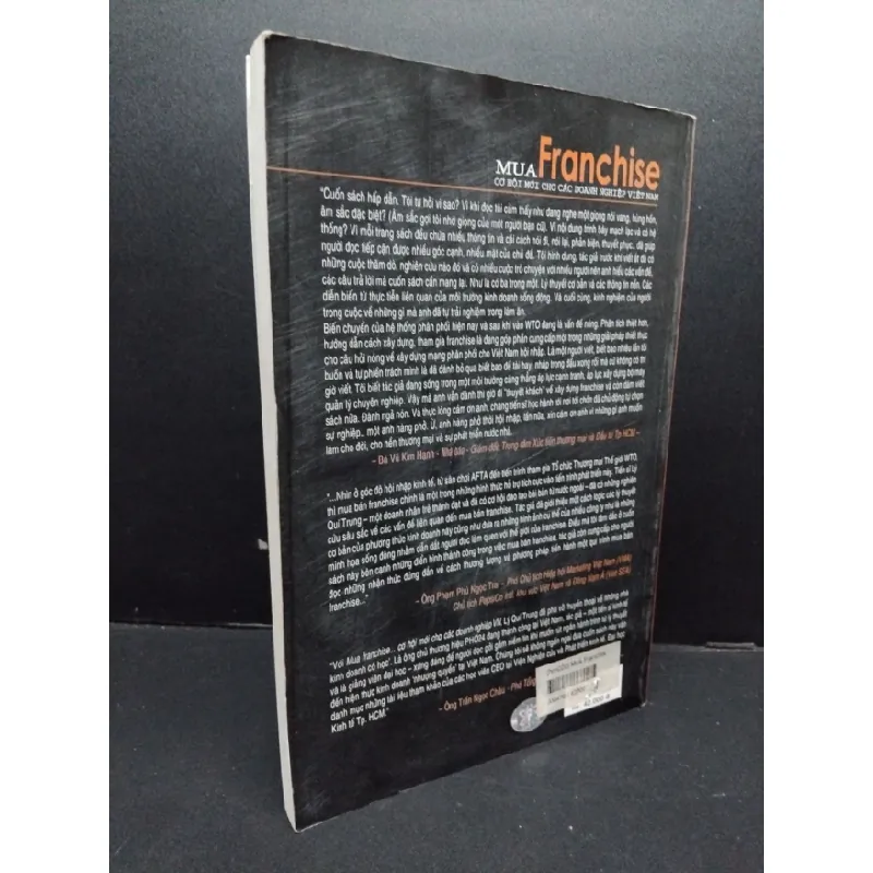 [Phiên Chợ Sách Cũ] Mua Franchise - Cơ Hội Mới Cho Các Doanh Nghiệp Việt Nam - TS. Lý Quí Trung 0101 404010