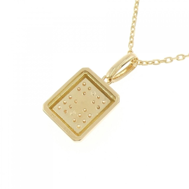 K18YG Dây chuyền kim cương chéo 0.33CT - Hàng hiệu Chính hãng 858261