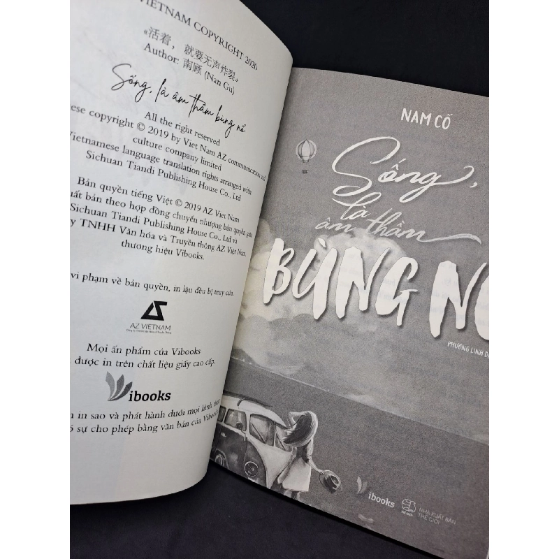 Sống là âm thầm bùng nổ - Nam Cố 2020 mới 90% HCM.HKPD2506 911597