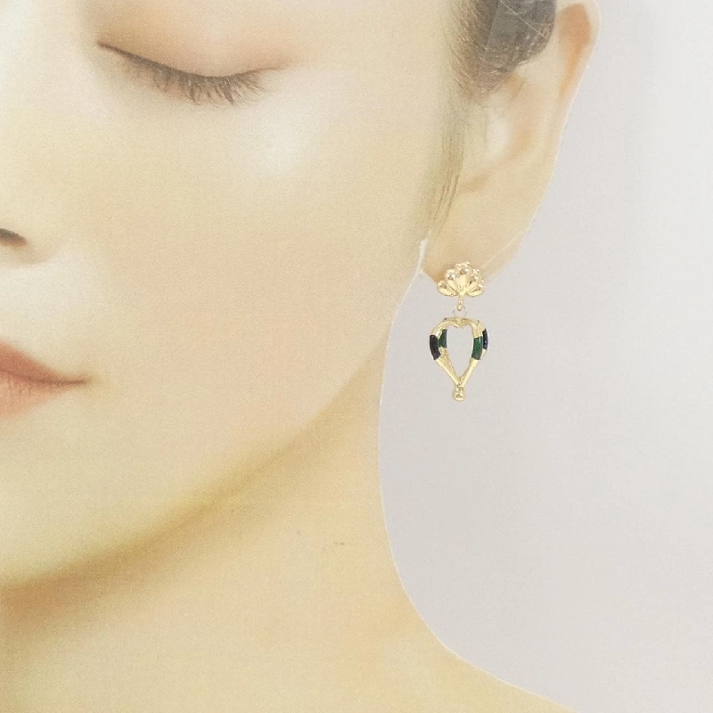 Bông tai nhựa 750YG - Hàng hiệu Authentic 870887