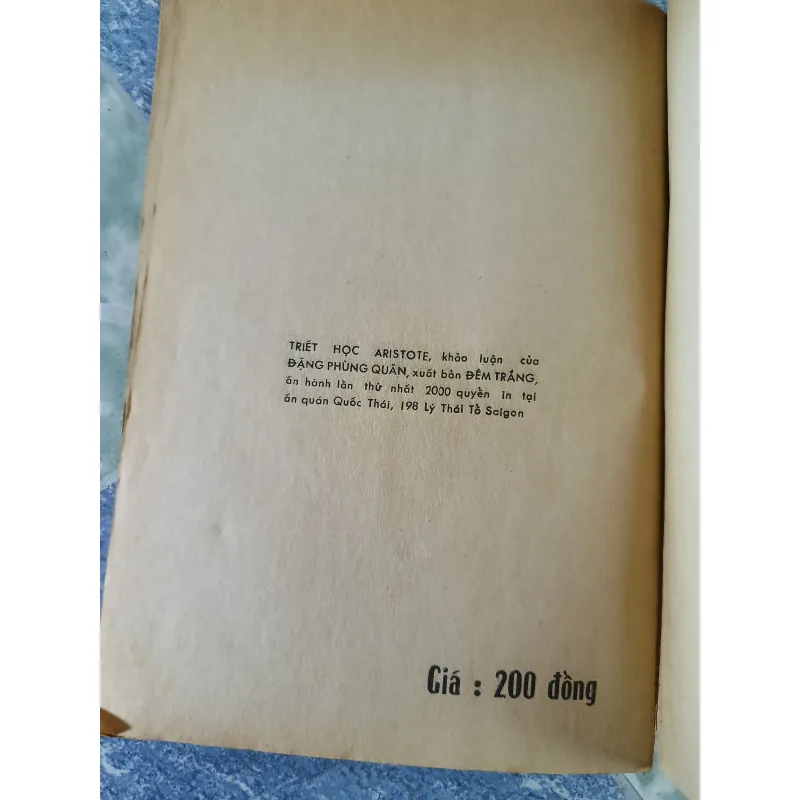 Triết học Aristote - Đặng Phùng Quân 751475