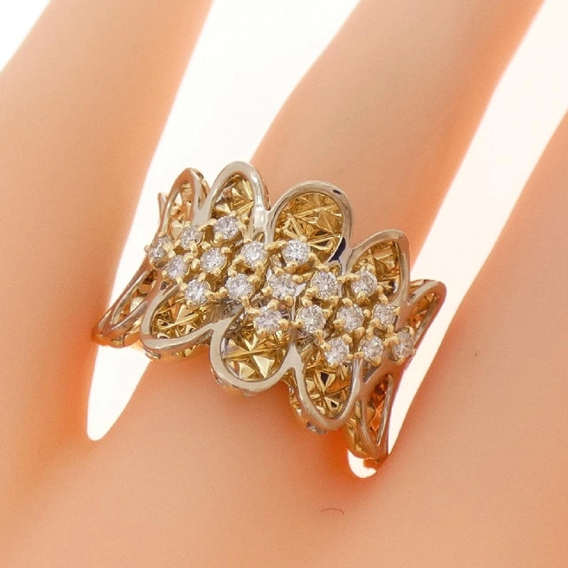 Nhẫn kim cương K18YG/K18WG 0.35CT - Hàng hiệu Chính hãng 853051