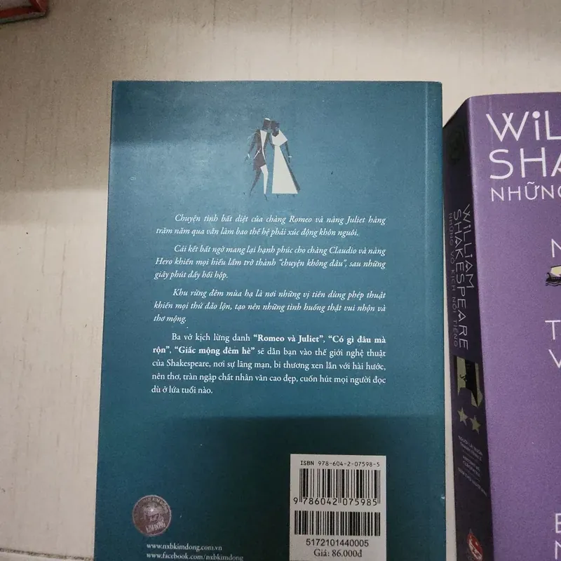 Sách combo 2 quyển William Shakespeare những vở kịch nổi tiếng 717294