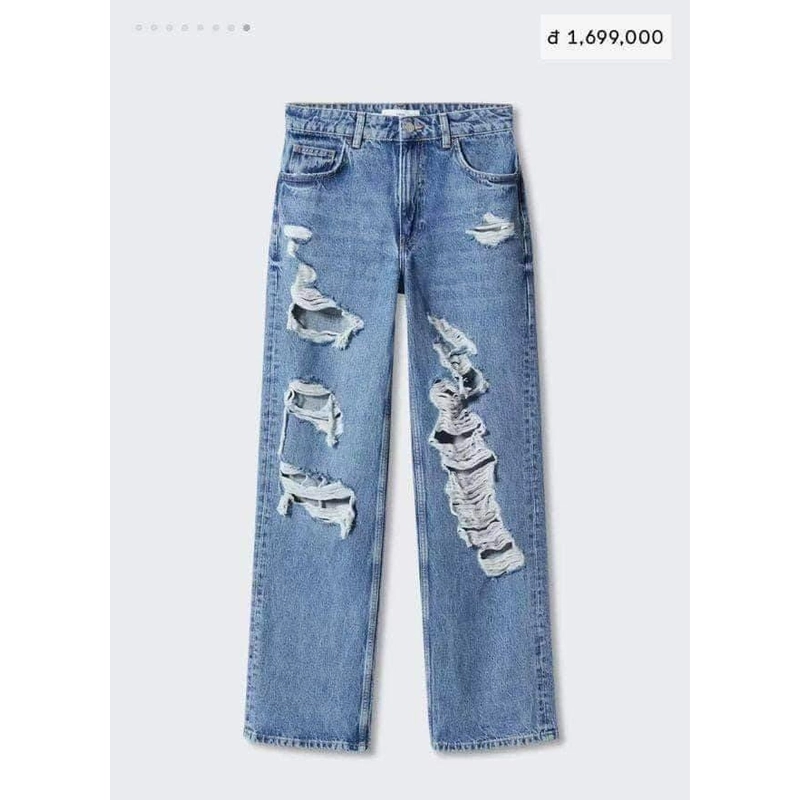 Quần jean MANGO. 2 sz 38, 1 sz 40 form nhỏ. 283081