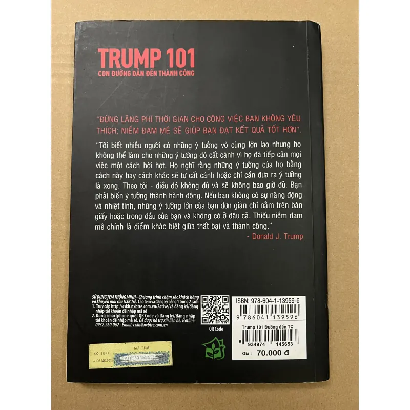Trump 101 con đường dẫn đến thành công 1002525