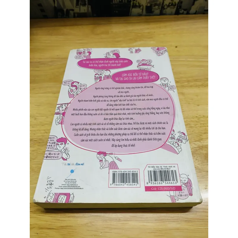 TỪ ĐIỂN TÂM LÝ (Sách hay giờ hiếm có) - Tính cách & Cảm xúc đến từ đâu? - Shozo Shibuya 756324