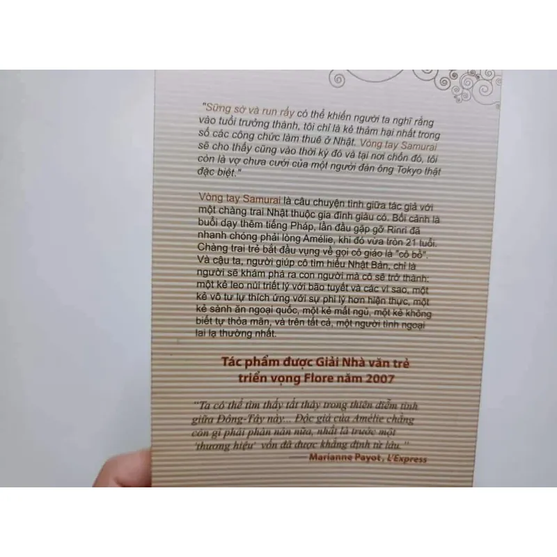 Vòng Tay Samurai - Amélie Nothomb 754187