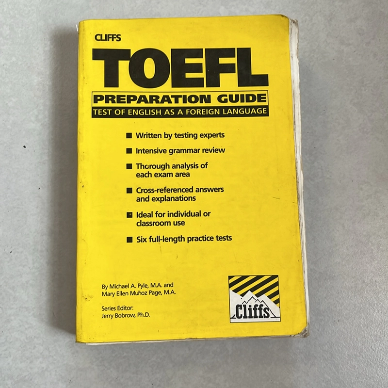 TOEFL Preparation Guide — Cliffs — 1995s 495978