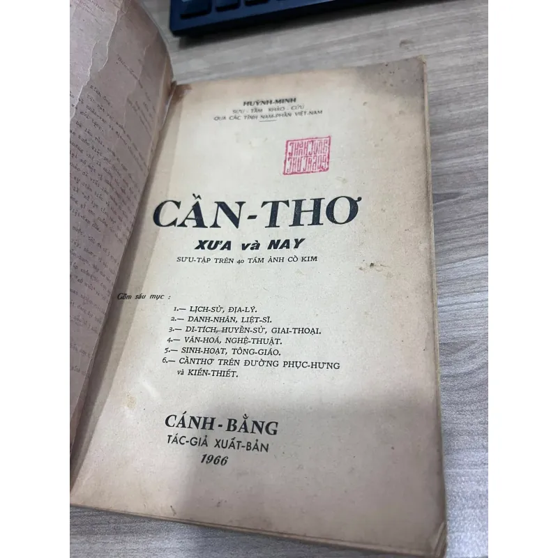 CẦN THƠ XƯA VÀ NAY - HUỲNH MINH 1008128