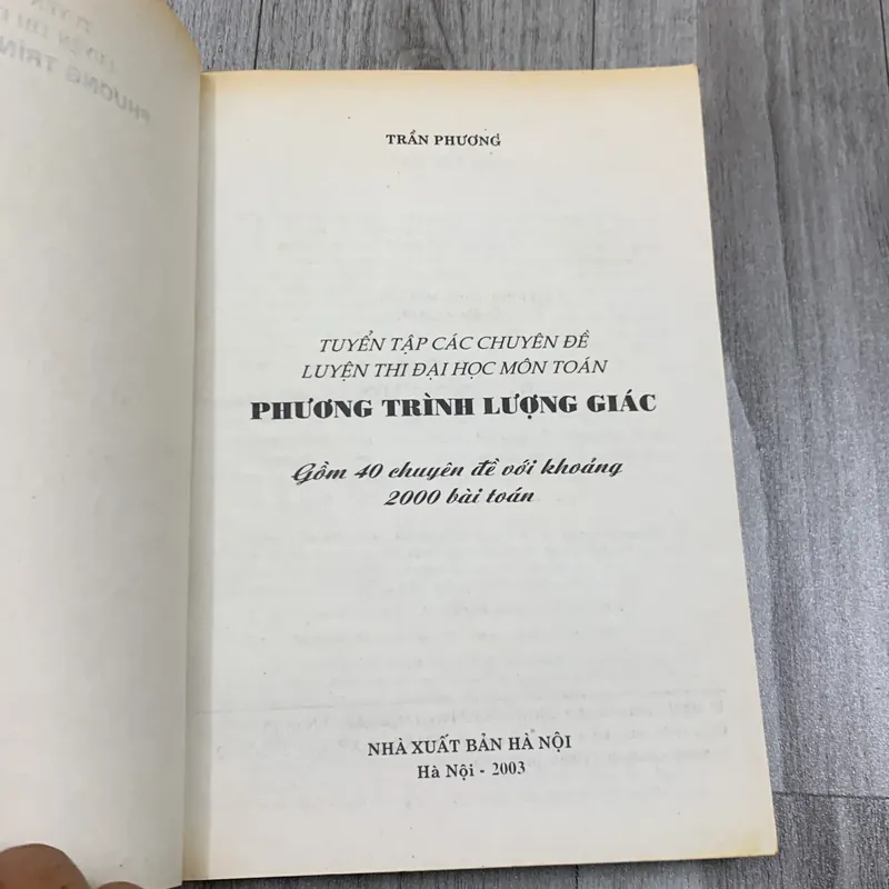 Tuyển tập các chuyên đề luyện thi đại học môn toán, phương trình lượng giác  3b5 717363