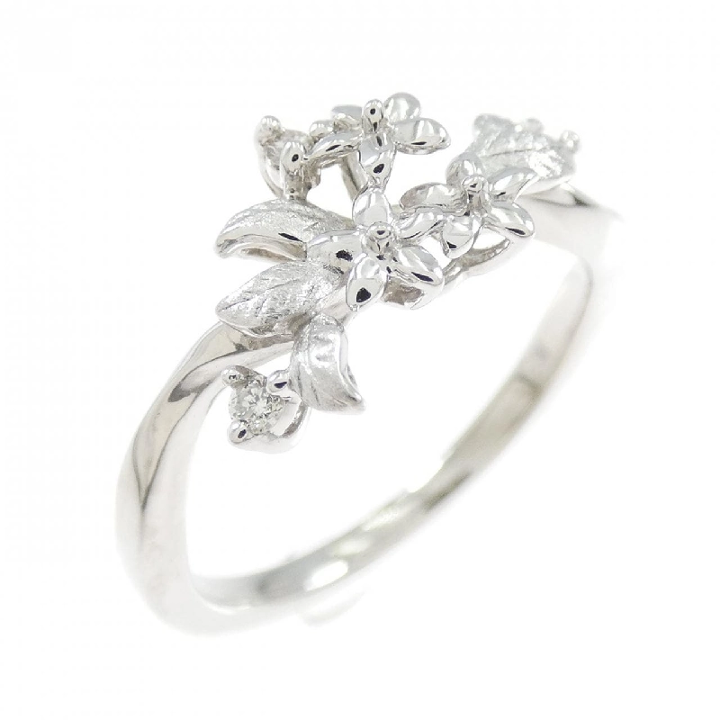 Nhẫn kim cương 0.04CT bằng bạch kim nguyên chất 669340