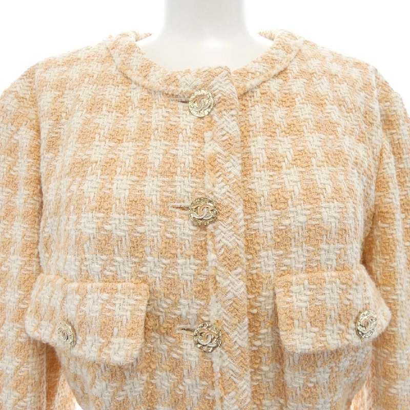 Áo khoác không cổ CHANEL P74854V66438 631127