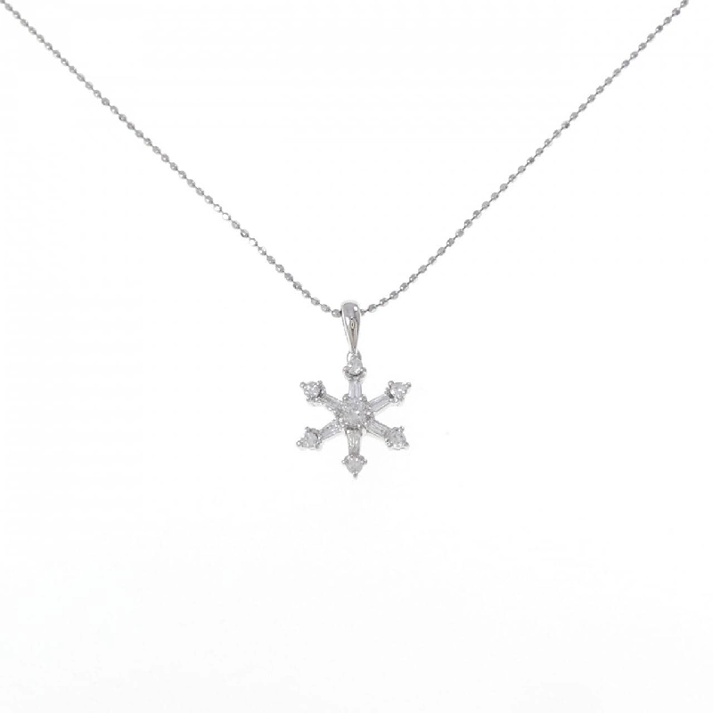 Dây chuyền kim cương Snowflake PT900/PT850 0.30CT - Hàng hiệu Chính hãng 861784