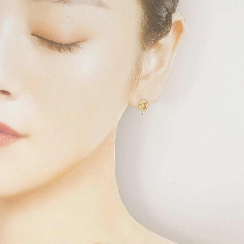 K18YG Bông tai kim cương - Hàng hiệu Chính hãng 869431