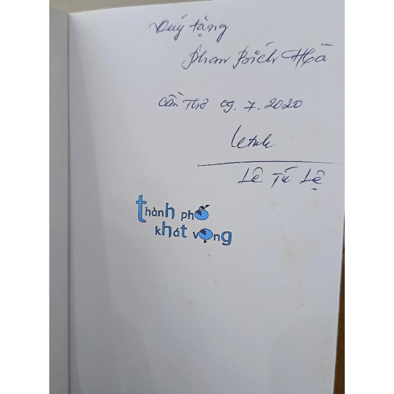 Thành phố khát vọng (trường ca) - Lê Tú Lệ 760611