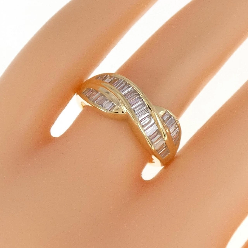 Nhẫn kim cương K18YG 1.00CT 673237