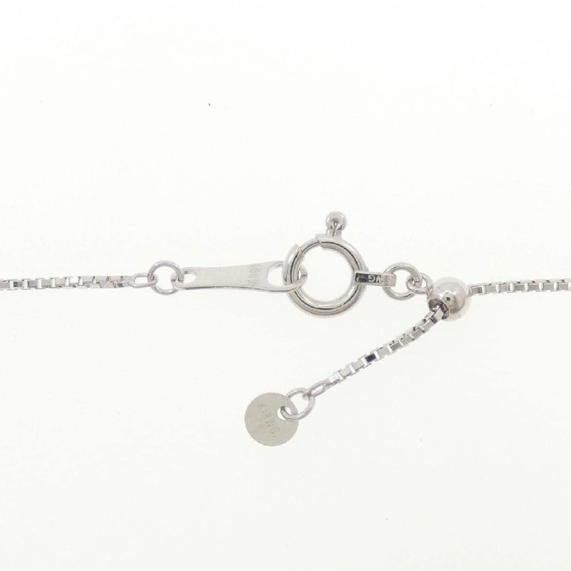 K18WG Chữ cái K Dây chuyền kim cương 0.20CT - Hàng hiệu Chính hãng 866709