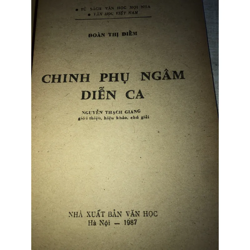 Đoàn Thị Điểm- Chinh Phụ Ngâm diễn ca 995659