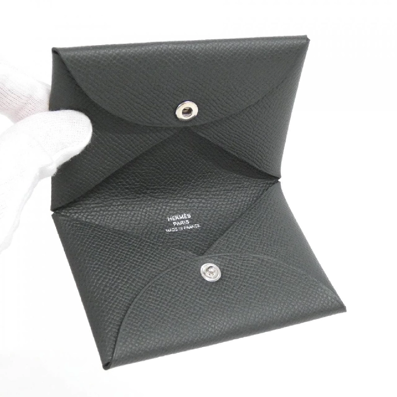 【Sản phẩm chưa sử dụng】Thẻ đựng thẻ Hermes Calvi 044164CK 623488