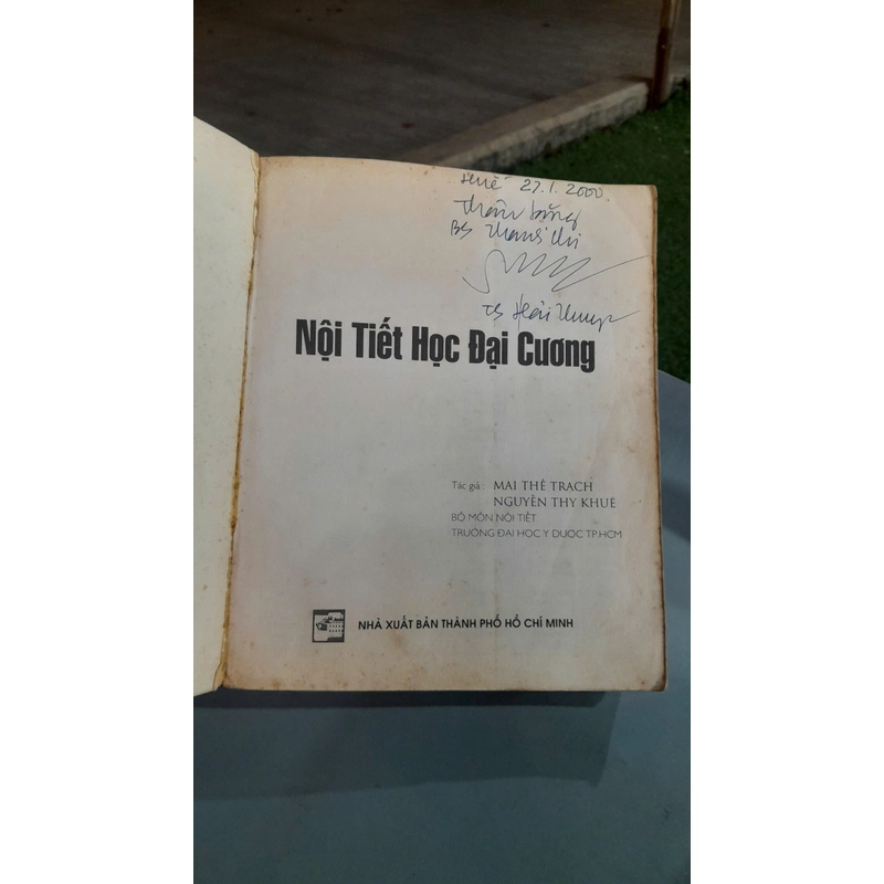 NỘI TIẾT HỌC ĐẠI CƯƠNG - MAI THẾ TRẠCH, NGUYỄN THY KHUÊ 454025