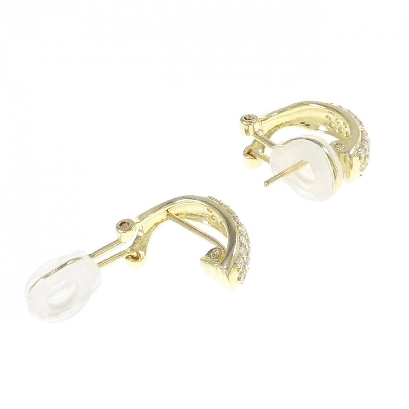 K18YG Bông tai/Khuyên tai Kim cương 0.50CT - Hàng hiệu Chính hãng 870284