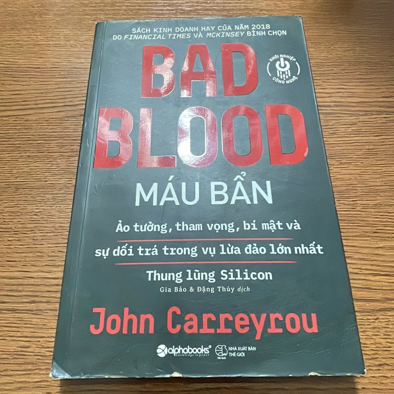 Bad Blood Máu bẩn Kohn Carreyrou 357238
