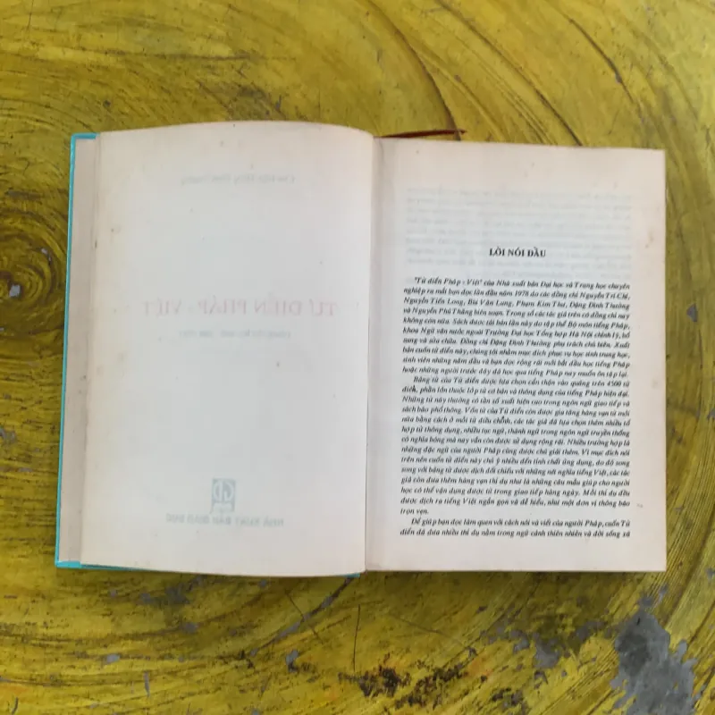 TỪ ĐIỂN PHÁP - VIỆT - nhà xuất bản GD- chủ biên Đặng Đình Thường 1002920