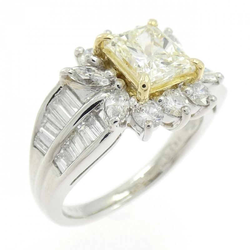 Nhẫn kim cương PT900/K18YG 1.300CT 667153